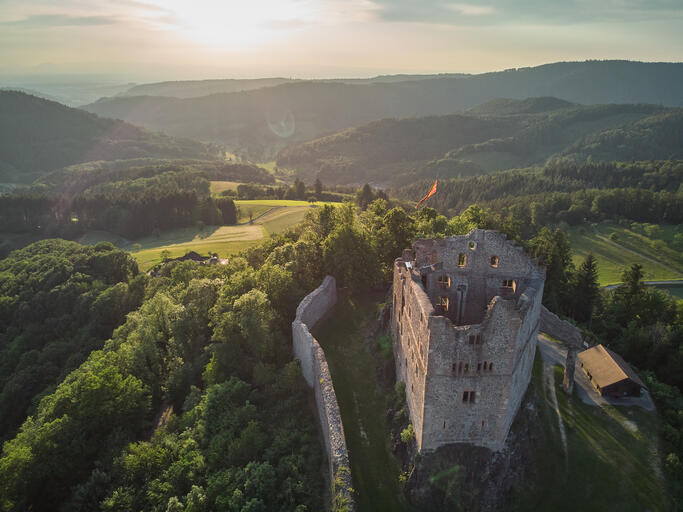 Burg im Schwarzwald